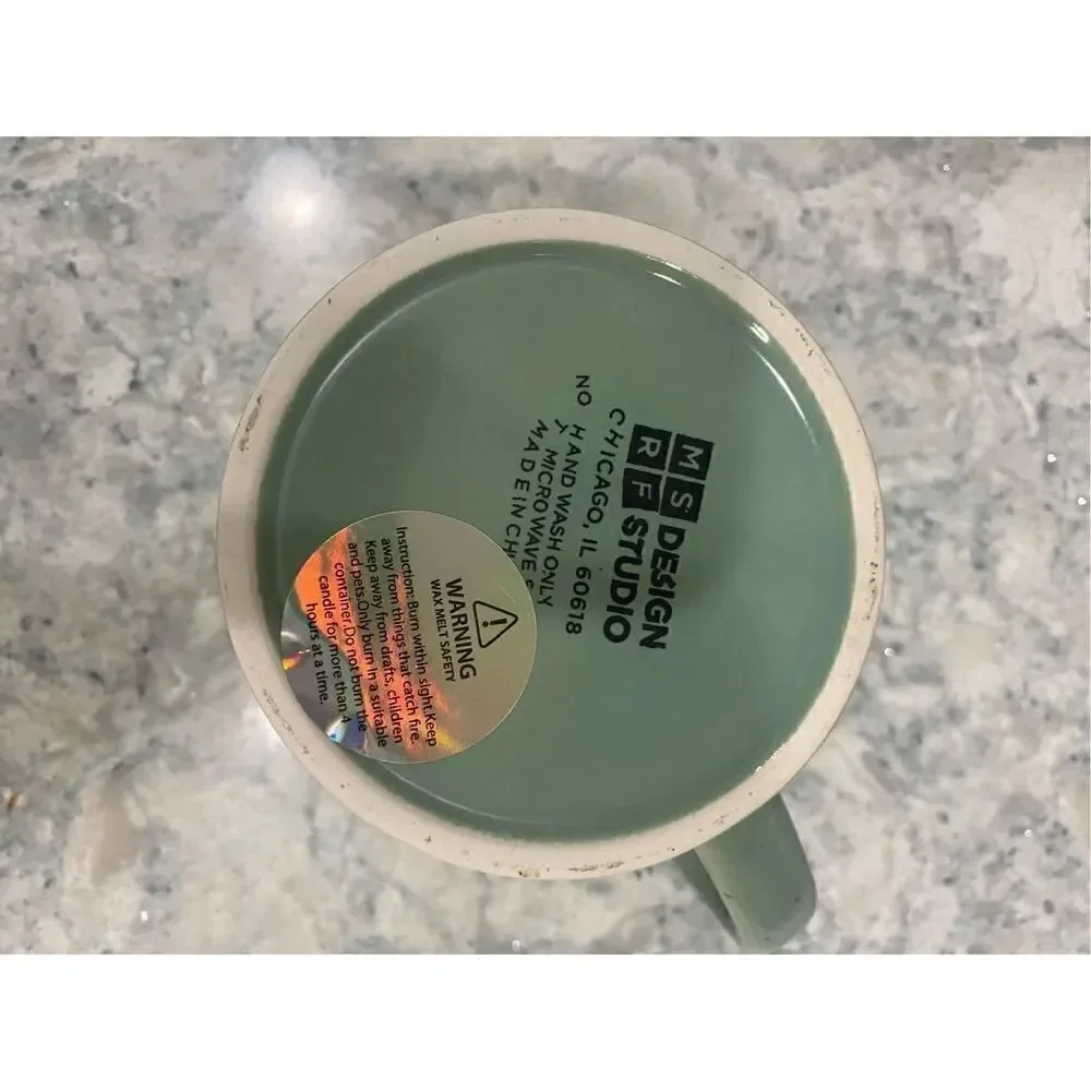 Vanilla Green Mug Candle